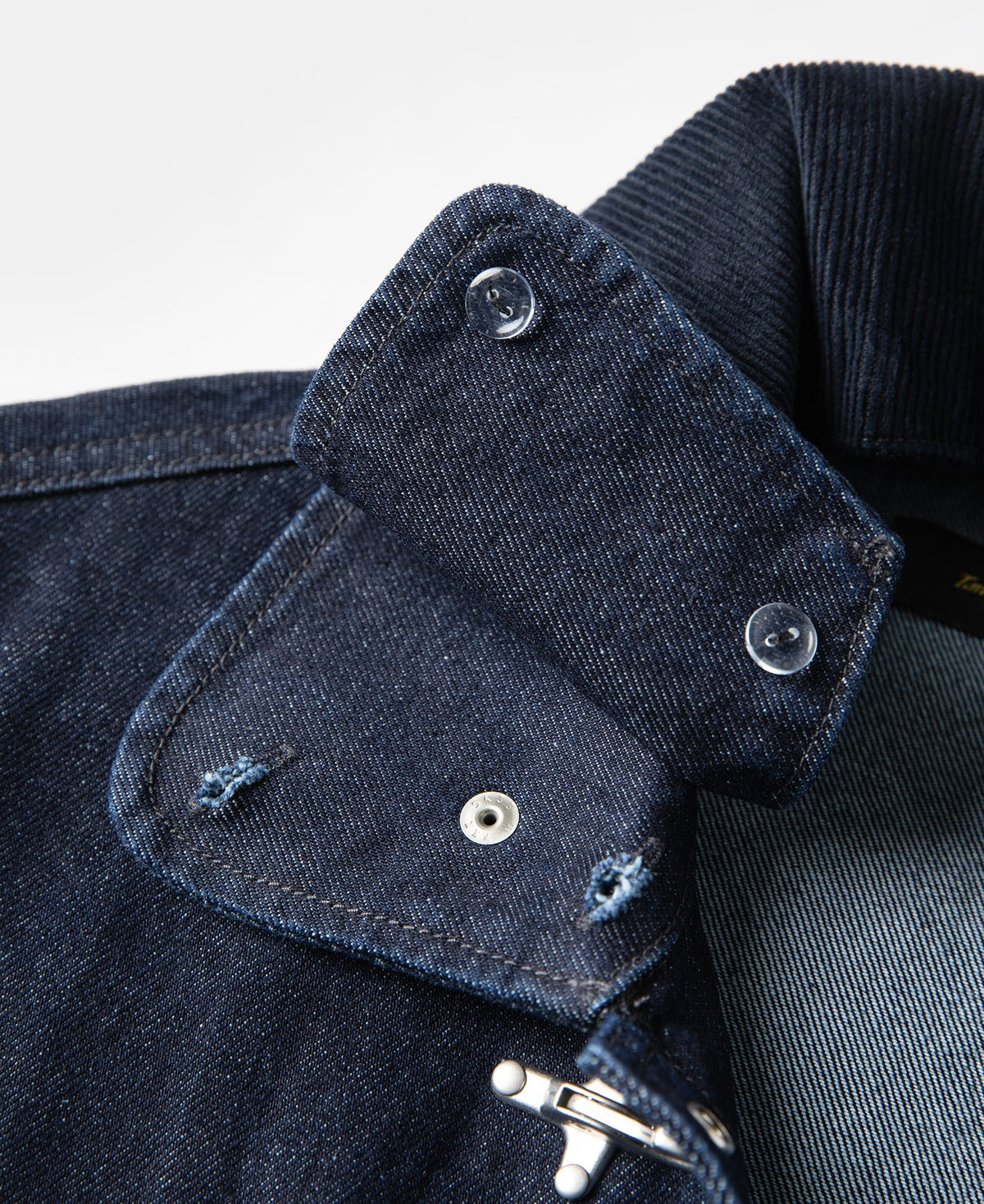 Indigo Chore Jacket – Sleeve Detail | Ghosts Vintage