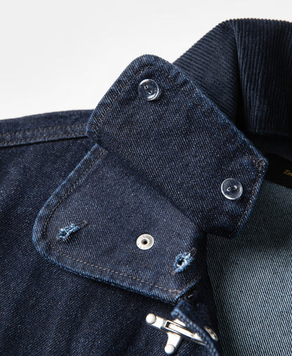 Indigo Chore Jacket – Sleeve Detail | Ghosts Vintage