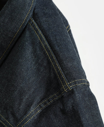Indigo Selvedge Jacket – Chest Pocket Detail | Ghosts Vintage