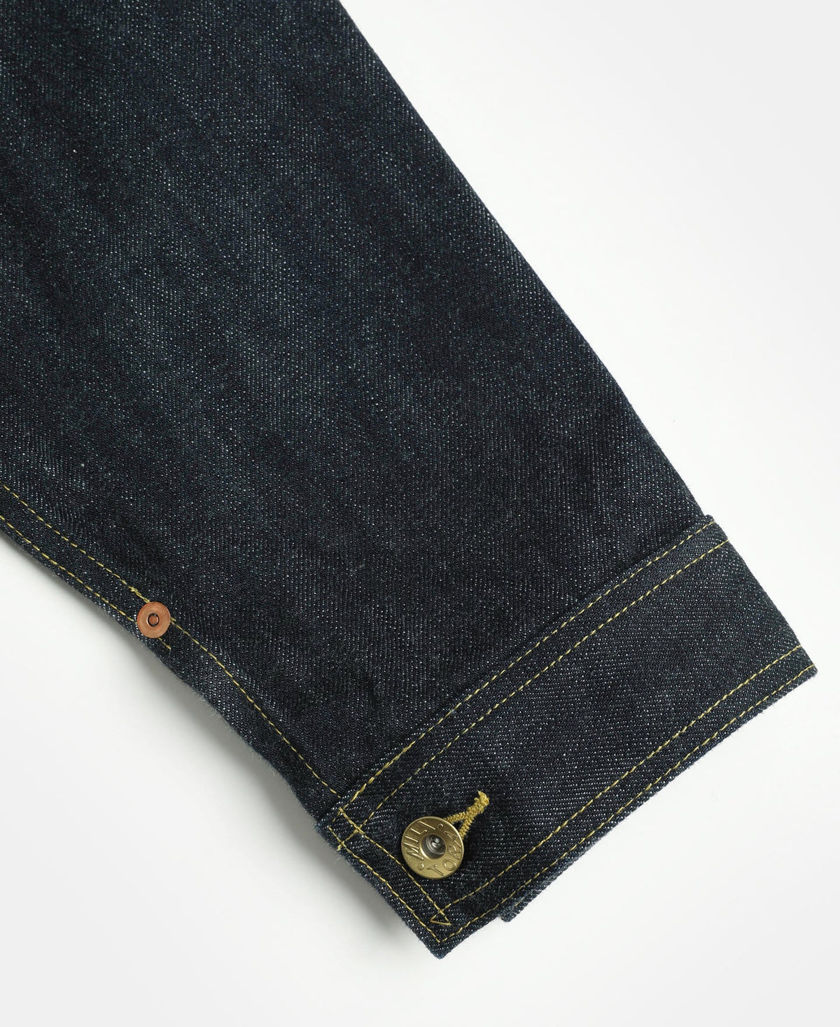 Indigo Selvedge Jacket – Fading Pattern Detail | Ghosts Vintage
