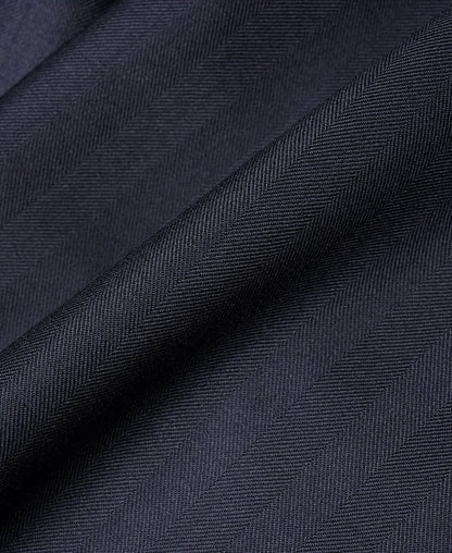 Navy Herringbone Suit Jacket – Care Label | Ghosts Vintage