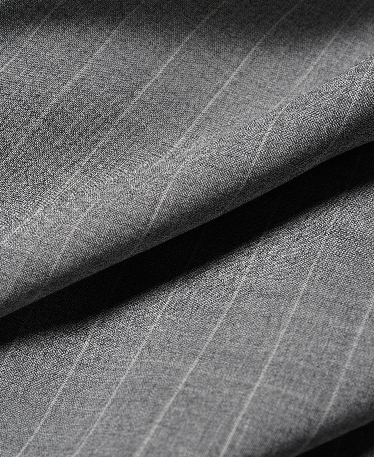 Gray Stripe Suit Jacket – Size Label | Ghosts Vintage