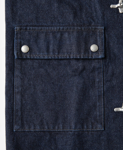 Indigo Chore Jacket – Flat Lay Back | Ghosts Vintage