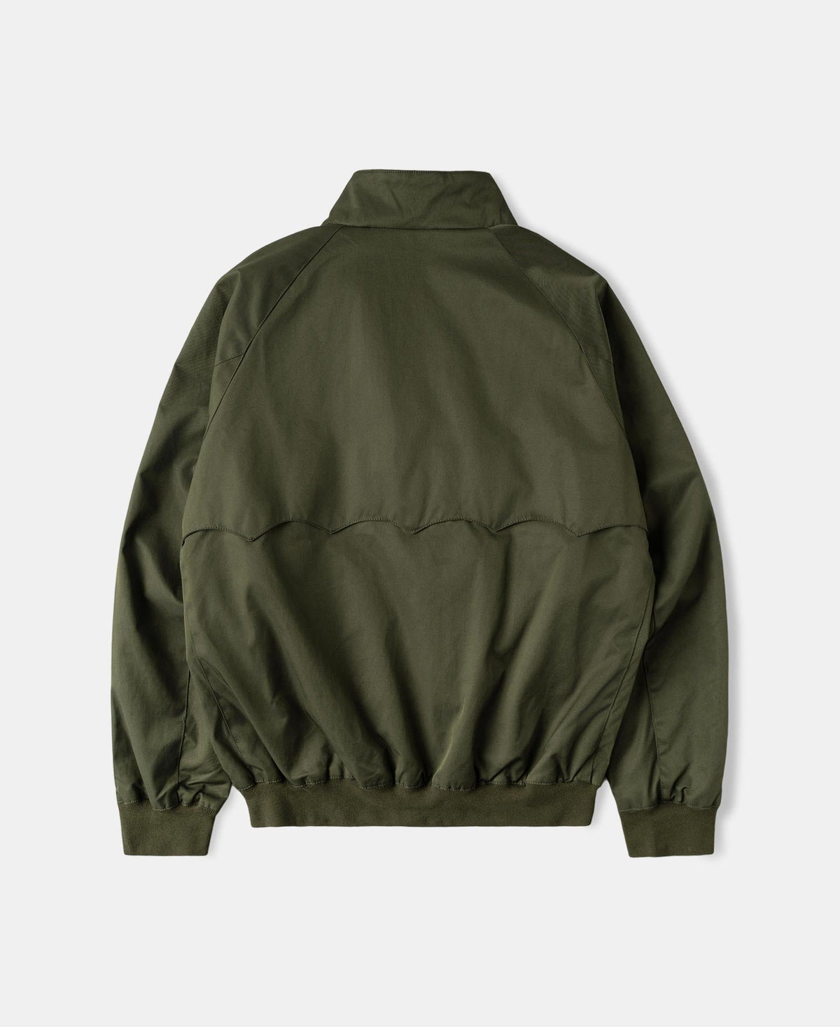 Stand Collar Jacket Olive – Side View | Ghosts Vintage