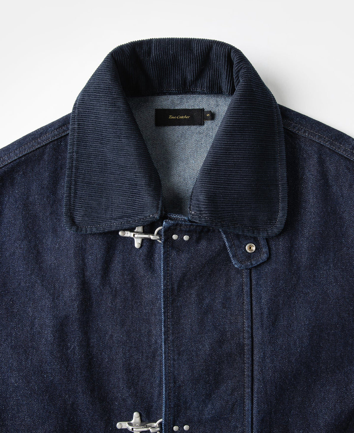 Denim Chore Jacket Indigo – Back View | Ghosts Vintage