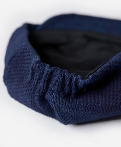 Indigo Sashiko Newsboy Cap – Interior Sweatband Detail | Ghosts Vintage
