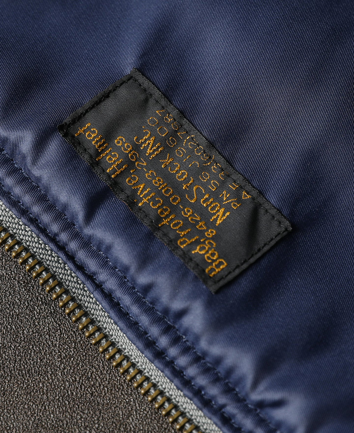 Navy Shoulder Bag – Drawstring Top Closure Detail | Ghosts Vintage