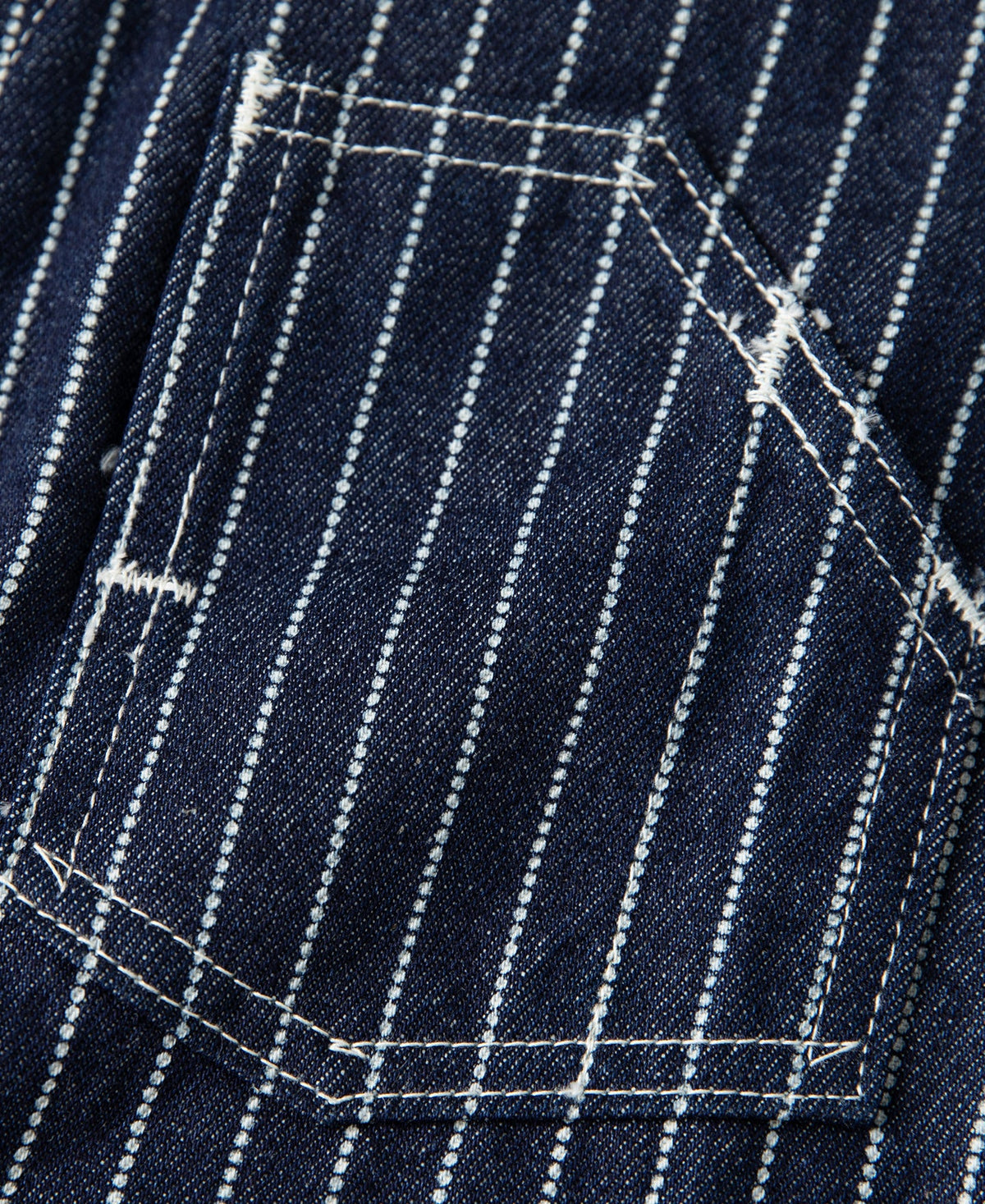 Indigo Wabash Work Vest – Flat Lay Front | Ghosts Vintage