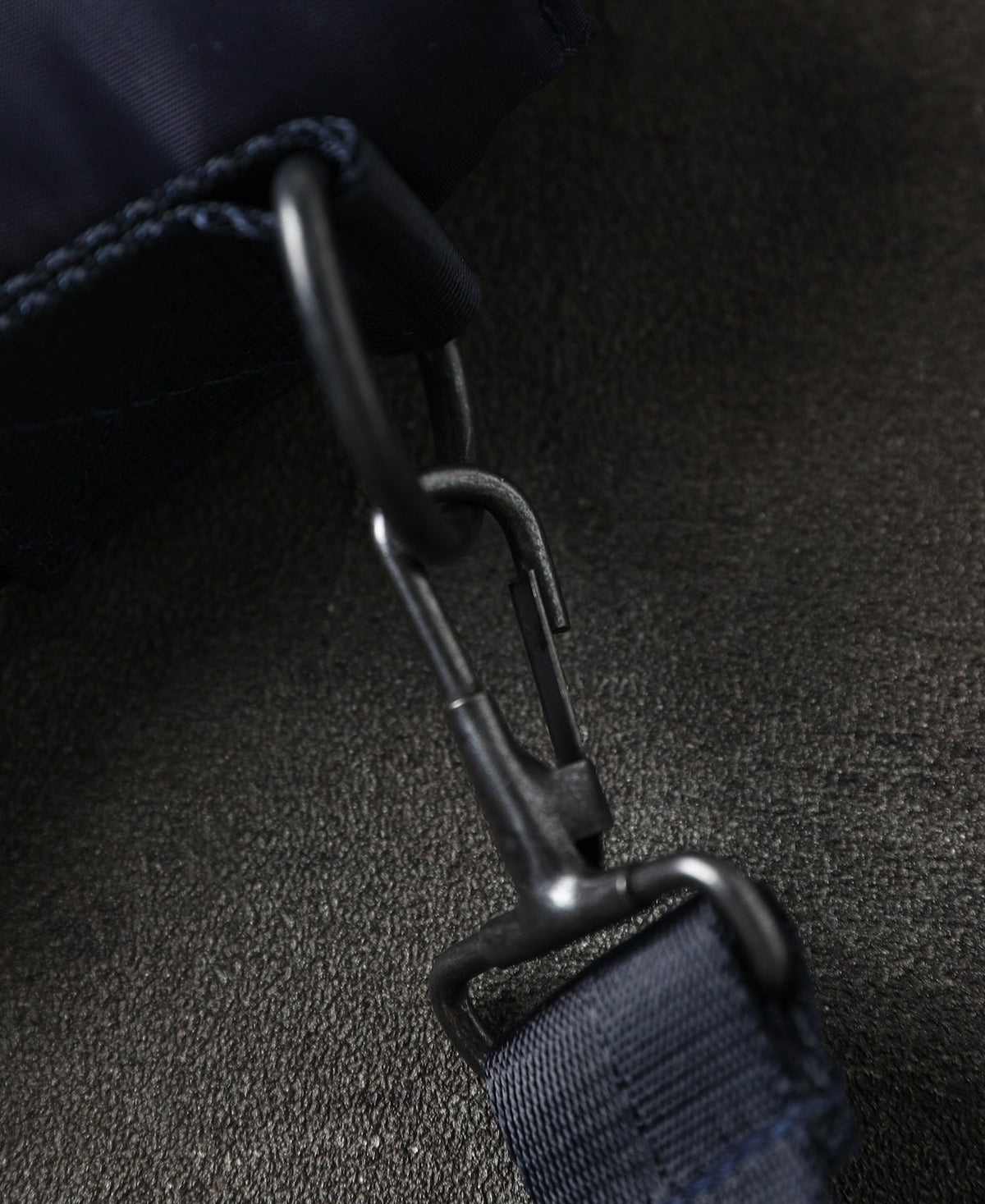 Navy Shoulder Bag – Brand Label Detail | Ghosts Vintage