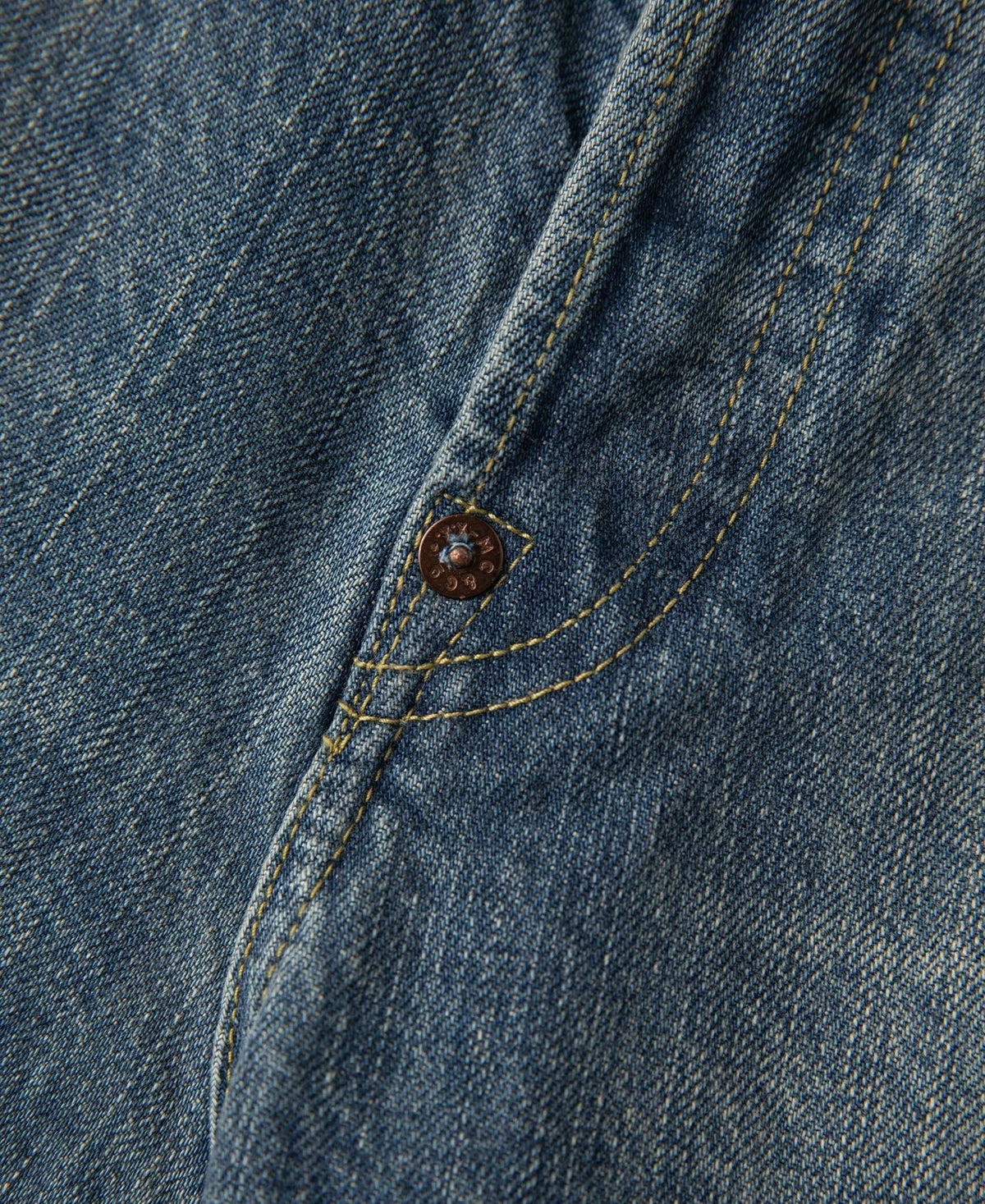 Selvedge Denim Jeans – Copper Rivet Detail | Ghosts Vintage