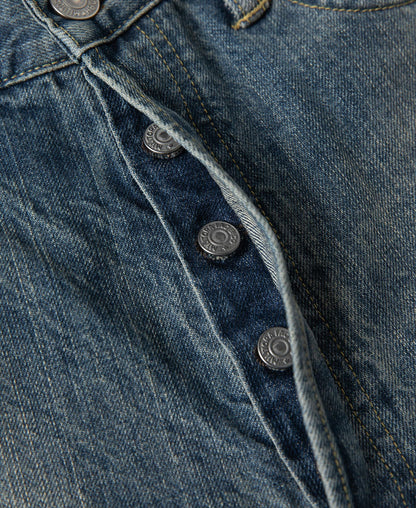 Selvedge Denim Jeans – Button Fly Detail | Ghosts Vintage
