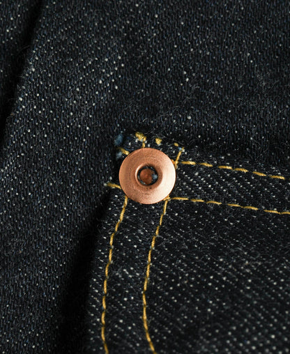 Indigo Selvedge Jacket – Selvedge Cuff Detail | Ghosts Vintage