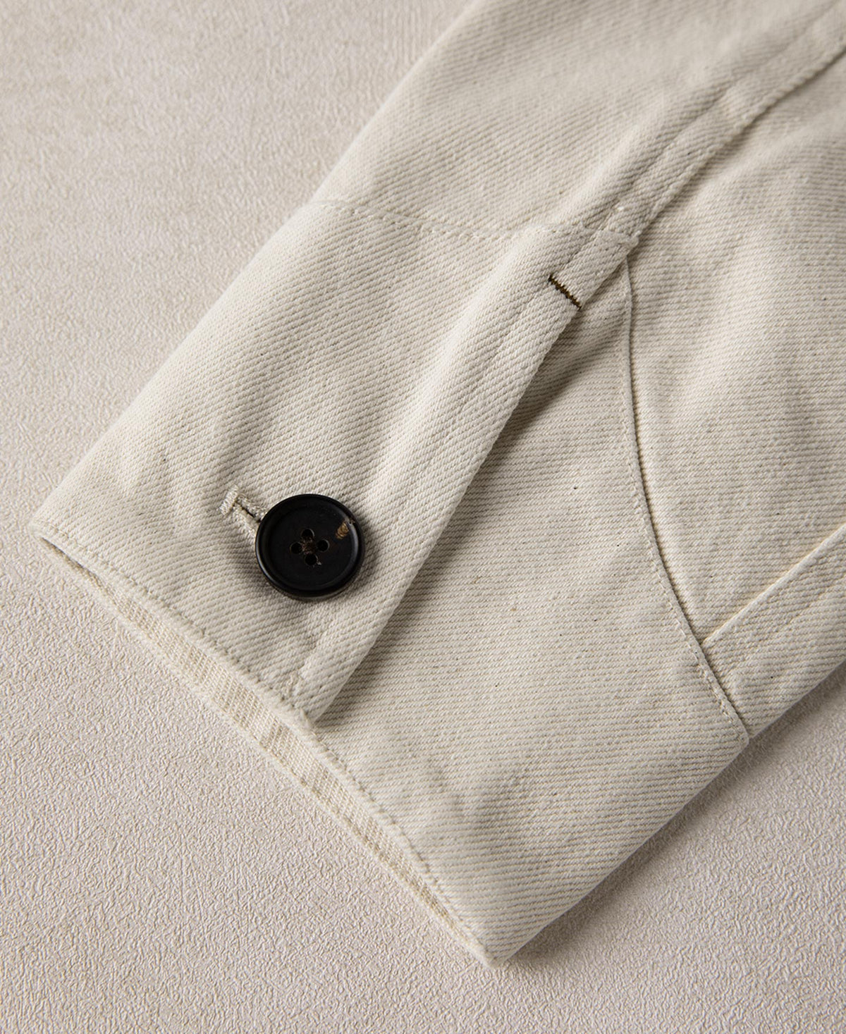 Natural Cotton Work Jacket – Cotton Twill Lining Detail | Ghosts Vintage