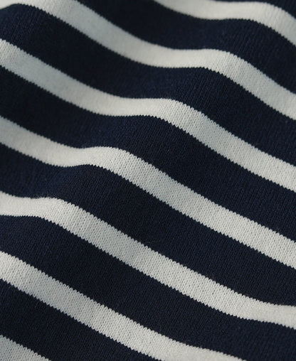 Navy Ivory Breton T-Shirt – Size Label | Ghosts Vintage