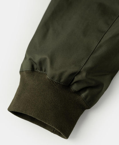 Olive Stand Collar Jacket – Brand Label | Ghosts Vintage