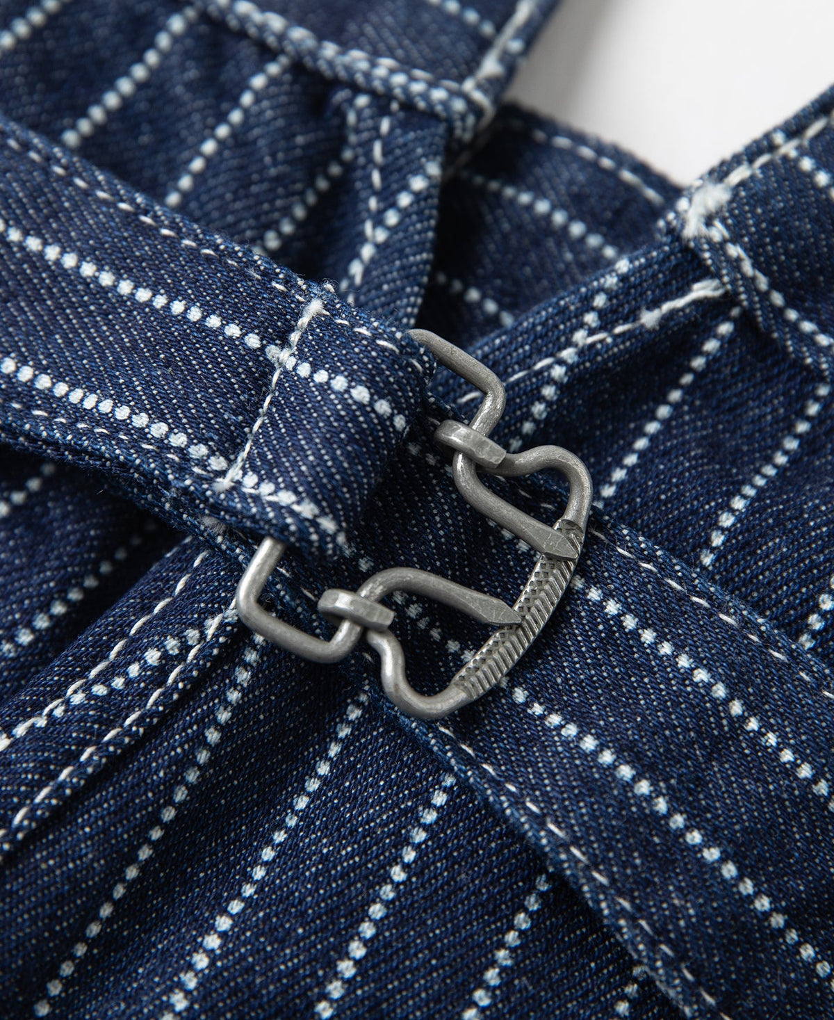 Indigo Wabash Work Pants – Flat Lay Front | Ghosts Vintage