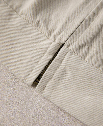 Natural Cotton Work Jacket – Sleeve Detail | Ghosts Vintage