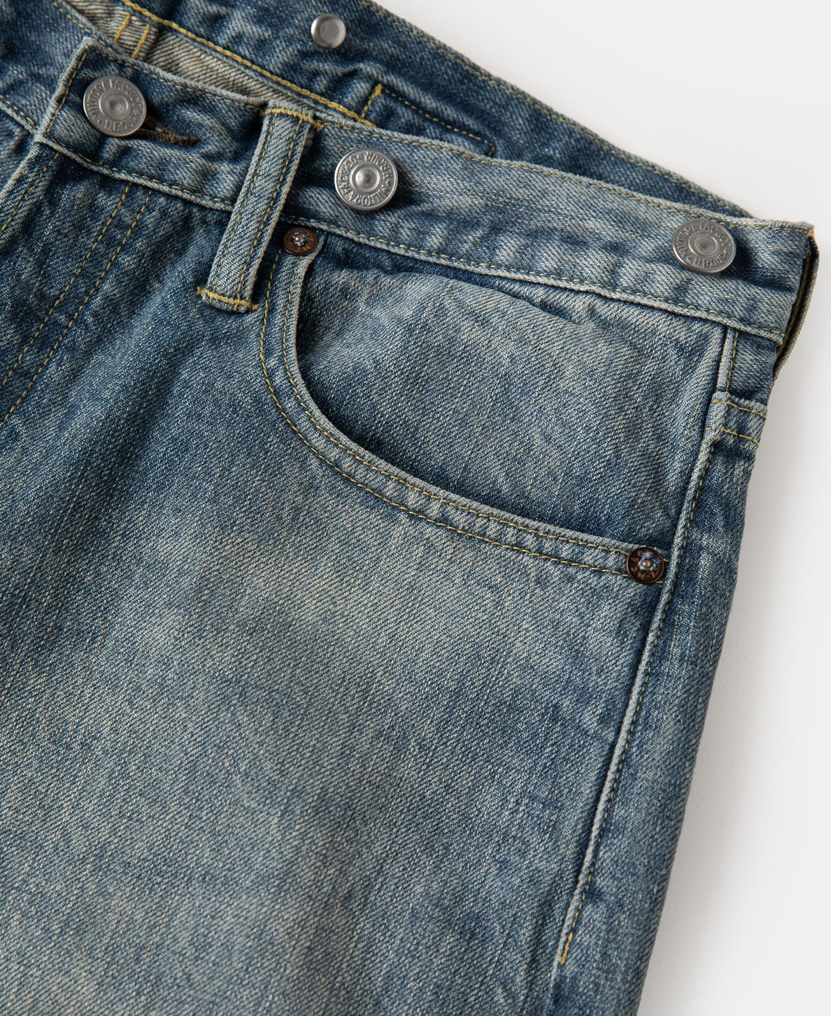 Selvedge Denim Jeans – Front Pocket Detail | Ghosts Vintage