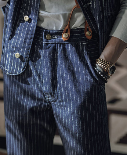 Indigo Wabash Work Pants – Copper Rivet Detail | Ghosts Vintage
